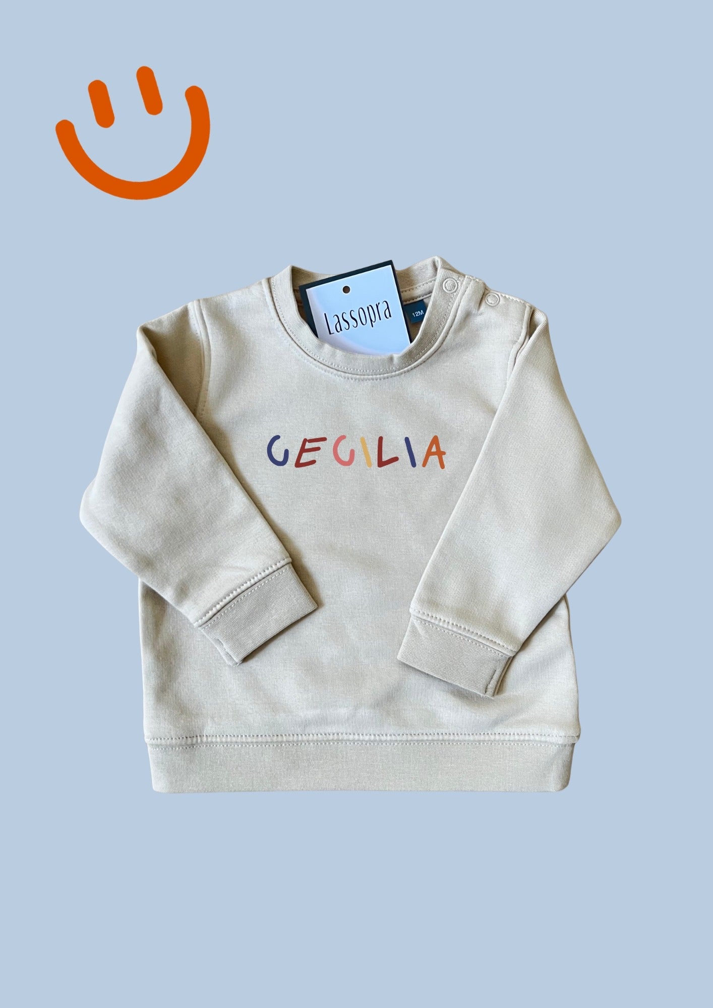 Felpa Bambino da personalizzare con testo